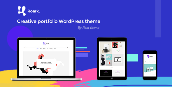 ROARK V1.0 - MINIMAL PORTFOLIO WORDPRESS THEME