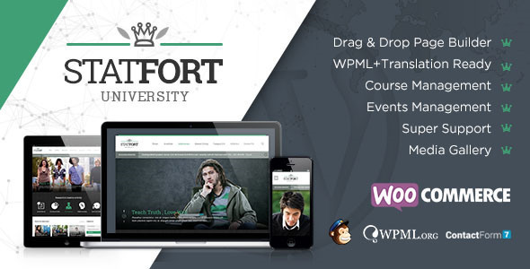STATFORT V2.5 - THEMEFOREST EDUCATIONAL WORDPRESS THEME