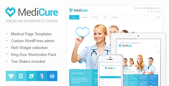 MEDICURE V1.4.1 – HEALTH & MEDICAL WORDPRESS THEME
