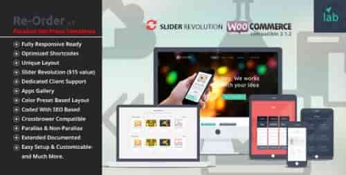 Nulled Reorder – Themeforest Responsive WP Woo-commerce theme