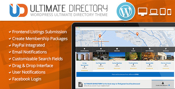 ULTIMATE DIRECTORY V2.1.0 - RESPONSIVE WORDPRESS THEME
