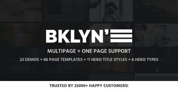 BROOKLYN V4.4.4 - RESPONSIVE MULTI-PURPOSE WORDPRESS THEME