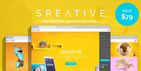 SREATIVE - DIGITAL AGENCY WORDPRESS THEME
