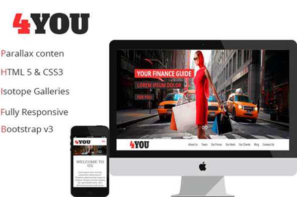 4YOU – Creativemarket One Page Event / Product Boot