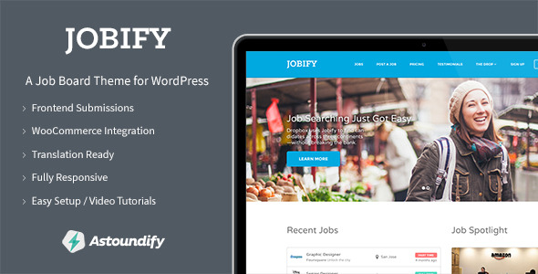 JOBIFY V2.0.6 - THEMEFOREST WORDPRESS JOB BOARD THEME