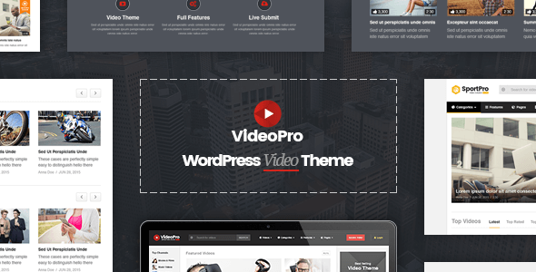 VIDEOPRO V1.3.1.2 - VIDEO WORDPRESS THEME