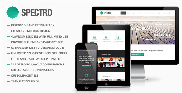 SPECTRO V1.7 - RESPONSIVE MULTI-PURPOSE WORDPRESS THEME