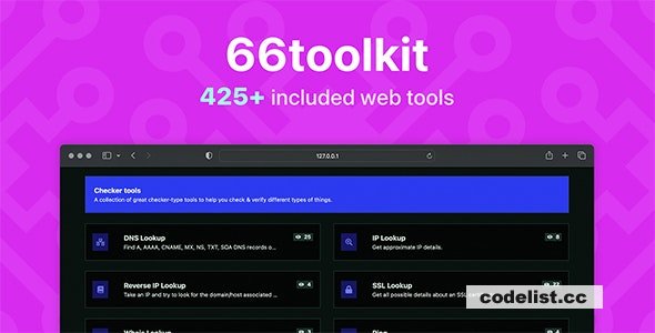 66toolkit v42.0.0 - Ultimate Web Tools System (SAAS) - nulled
