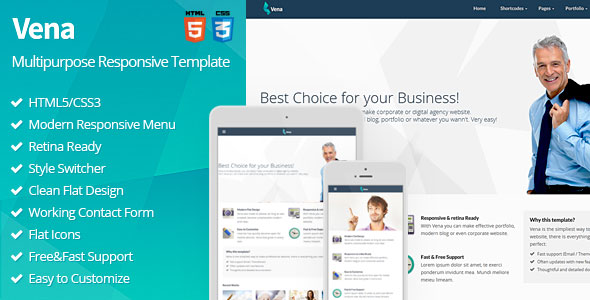 Vena - Themeforest Multipurpose Responsive Template