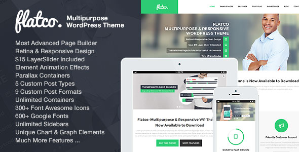 FLATCO V4.6 - RESPONSIVE MULTI-PURPOSE ONE PAGE THEME