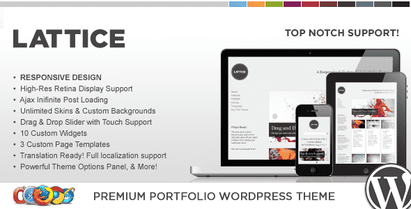 WP LATTICE THEMEFOREST RESPONSIVE PORTFOLIO THEME