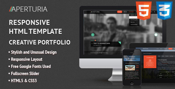 Aperturia Themeforest Responsive HTML Template