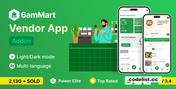6amMart - Vendor App v3.7