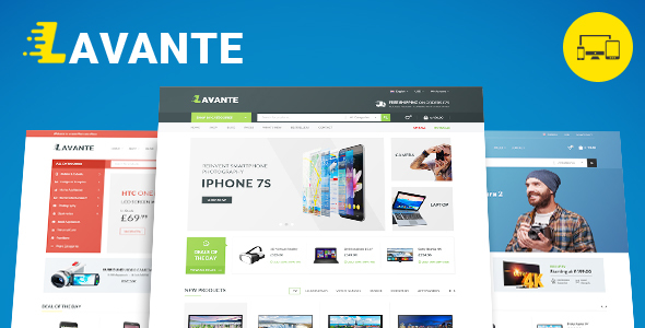 LAVANTE - RESPONSIVE MAGENTO THEME