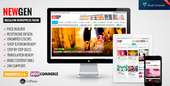 NEWGEN V1.9.1 - RESPONSIVE NEWS/MAGAZINE WORDPRESS THEME