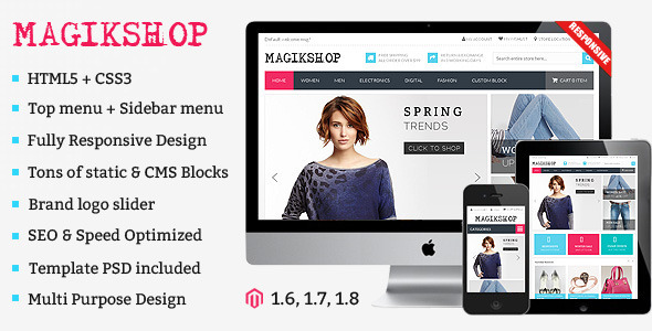 SHOP - RESPONSIVE MAGENTO THEME
