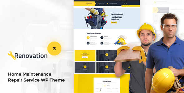 RENOVATION V3.5.2 - HOME MAINTENANCE, REPAIR SERVICE THEME