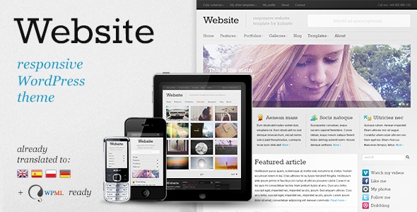 WEBSITE V5.8.2 - RESPONSIVE WORDPRESS THEME