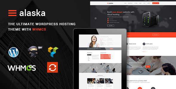 ALASKA V1.7 - SEO WHMCS HOSTING, SHOP, BUSINESS THEME