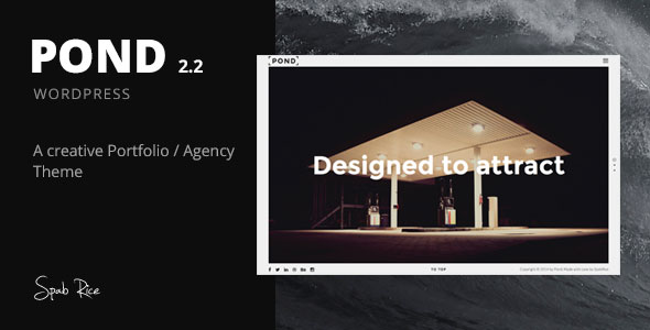 POND V2.2 - CREATIVE PORTFOLIO / AGENCY WORDPRESS THEME