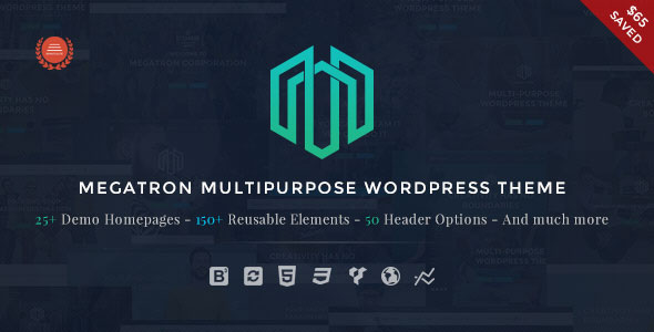 MEGATRON V1.3 - RESPONSIVE MULTIPURPOSE WORDPRESS THEME