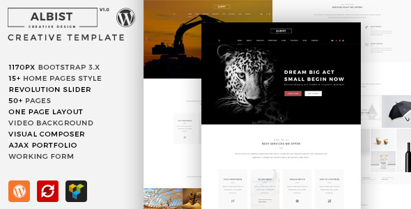 ALBIST V1.0 - CREATIVE MULTIPURPOSE WORDPRESS THEME