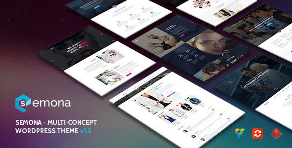 SEMONA - CREATIVE MULTI-CONCEPT WORDPRESS THEME