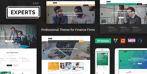 EXPERTS BUSINESS - PROFESSIONAL THEME FOR FINANCE FIRMS