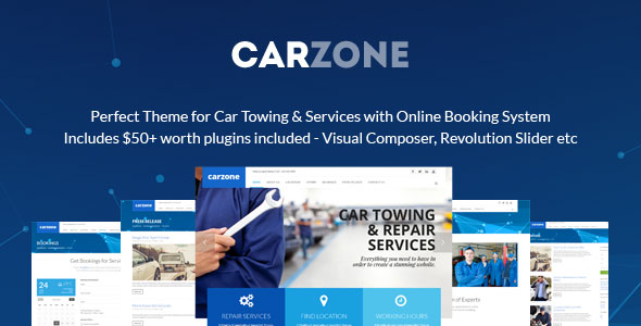 CAR ZONE - TOWING & REPAIR WORDPRESS THEME