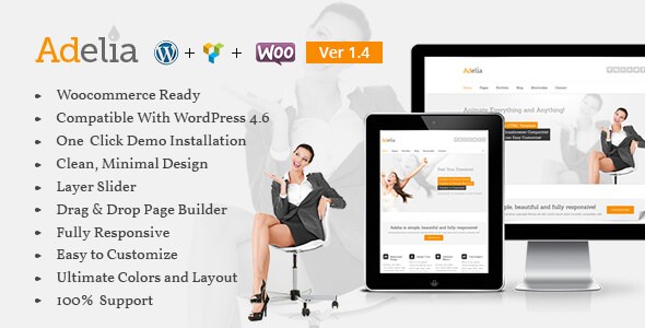 Download – Adelia v1.4 – Corporate Business WordPress Theme