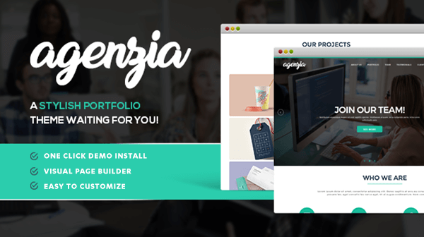 Agenzia v1.0.2 – Portfolio WordPress Theme for Agency & Freelancers