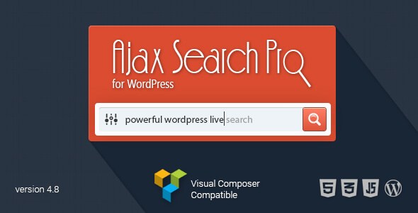 Ajax Search Pro v4.8.4 WordPress Live Search Plugin