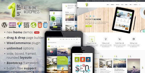 All In One v1.3 – Multipurpose WooCommerce WordPress Theme