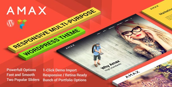 Amax v1.1.2 – Multi-Purpose Responsive WordPress Theme