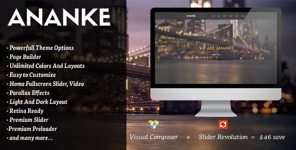 Ananke v3.3.3 – One Page Parallax Responsive WordPress Theme