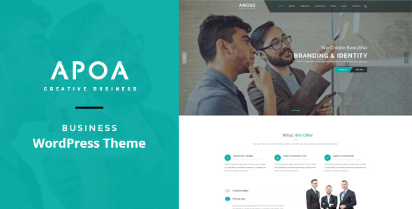 Apoa v1.1 – Responsive Business WordPress Theme