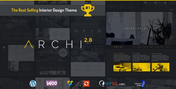 Archi v3.6.8.3 – Responsive Interior Design WordPress Theme