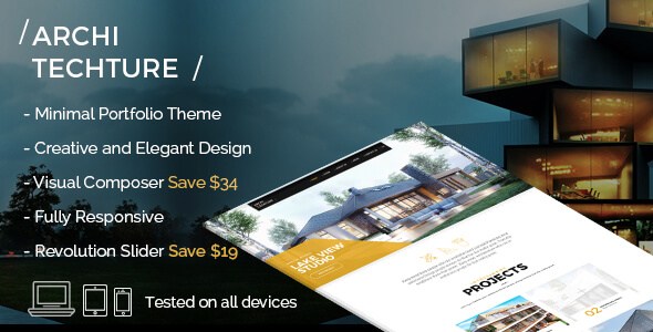 Architecture v1.1 – Portfolio, Creative WordPress Theme