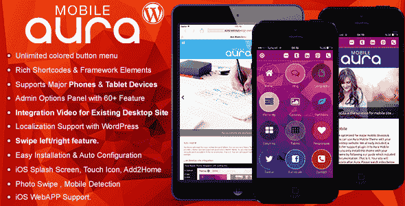 Aura v1.6.2 – Premium WordPress Mobile Theme