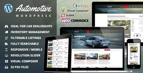 Automotive v6.6 – Car Dealership Business WordPress Theme