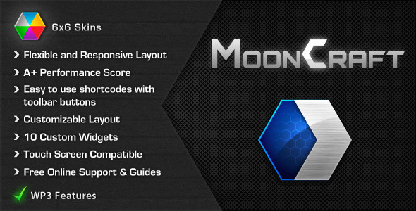 MOONCRAFT - THEMEFOREST PREMIUM WORDPRESS THEME