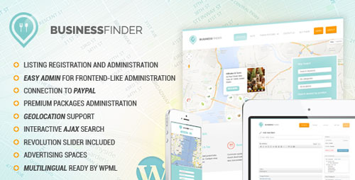 BUSINESS FINDER V1.3 - DIRECTORY LISTING WORDPRESS THEME