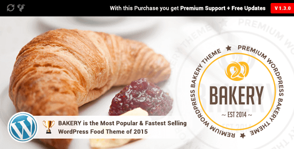 Bakery v1.3.0 – WordPress Bakery, Cakery & Food Theme