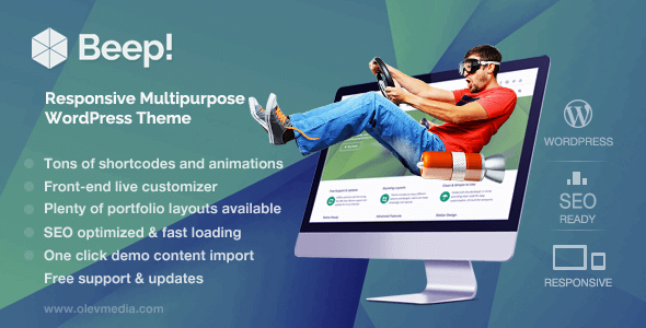 Beep! v1.2.9 – Responsive Multi-Purpose WordPress Theme