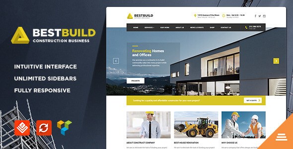 BestBuild 2.6.1 – Responsive Construction & Building WP Theme