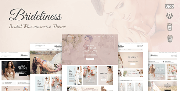 Brideliness v1.0.9 – Wedding Shop WooCommerce WordPress Theme