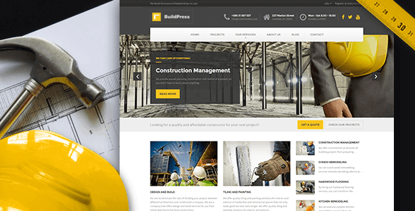BuildPress v4.0.2 – Construction Business WordPress Theme