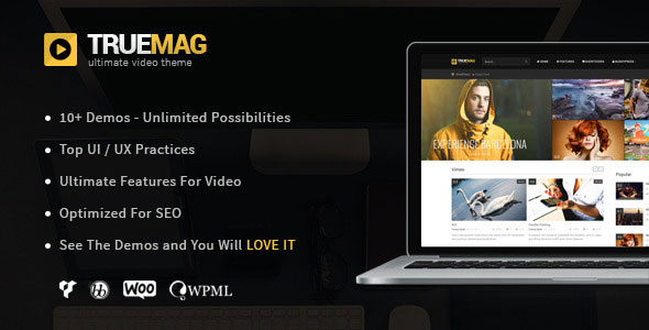 TRUE MAG V4.2.9.1 - WORDPRESS THEME FOR VIDEO AND MAGAZINE