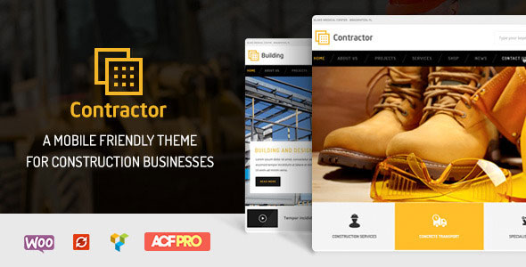 CONTRACTOR – CONSTRUCTION, BUILDING COMPANY THEME