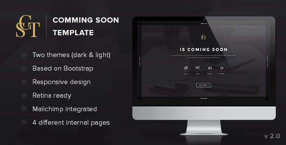 CST v1.1 – Under Construction Creative Coming Soon Template